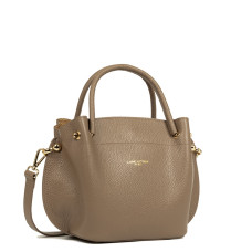 Lancaster Foulonne Double Handbag Louisa 470-18 Taupe In Or