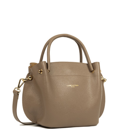 Lancaster Foulonne Double Sac A Main Louisa 470-18 Taupe In Or cote