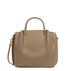 Lancaster Foulonne Double Grand Sac A Main Louisa 470-19 Taupe In Or
