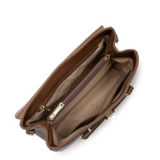 Lancaster Milano Handbag Tote 547-56 Chestnut
