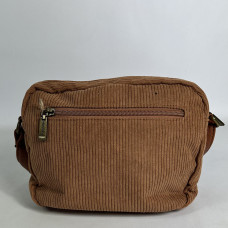 Farfouillette Crossbody Velvet Camel Bag
