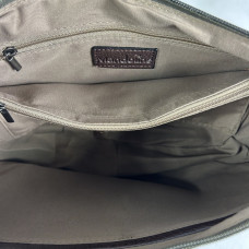 Leopard Taupe Banana Sling Bag