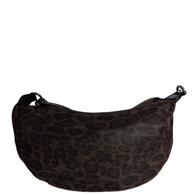 Leopard Print Banana Bag Farfouillette Coffee