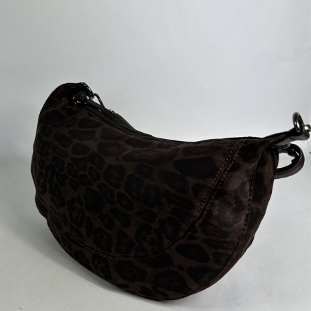Leopard Print Banana Bag Farfouillette Coffee