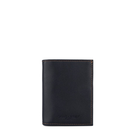 Lancaster Soft Vintage Homme Portefeuille 120-34 Bleu Fonce Camel