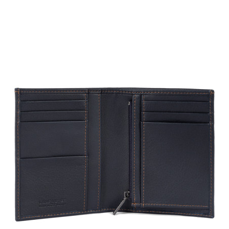 Lancaster Soft Vintage Men's Wallet 120-35 Dark Blue Camel