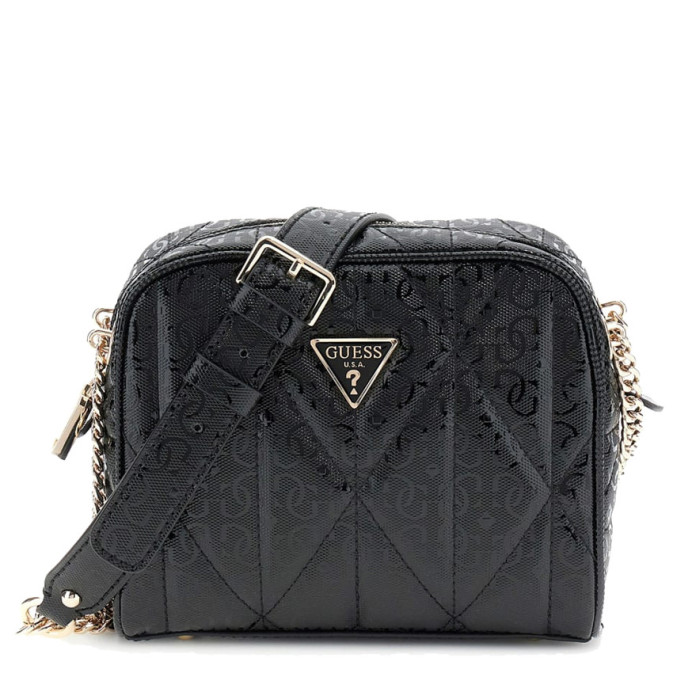 Guess Aldina Mini Shoulder Bag Logos 4G Black