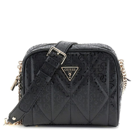 Guess Aldina Mini Shoulder Bag Logos 4G Black