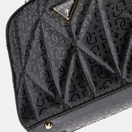 Guess Aldina Mini Shoulder Bag Logos 4G Black