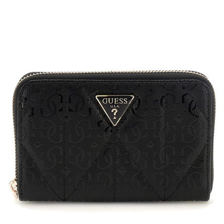 Guess Aldina Zip Wallet Black