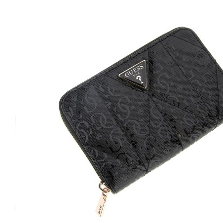Guess Aldina Portefeuille Zippé Black face