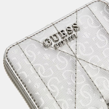 Guess Aldina Mini Portefeuille Silver details