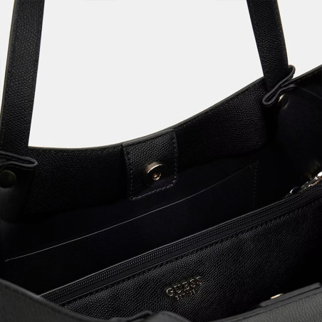 Guess Amorette Sac Cabas Black ouvert