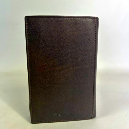 Serge Blanco Baltimore Long 3-Compartment Wallet BAL21021 Brown