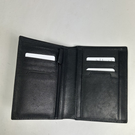 Serge Blanco Baltimore Long 3-Compartment Wallet BAL21021 Black
