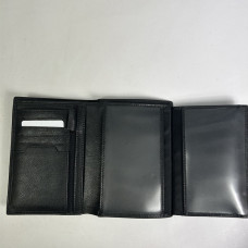 Serge Blanco Baltimore Long 3-Compartment Wallet BAL21021 Black