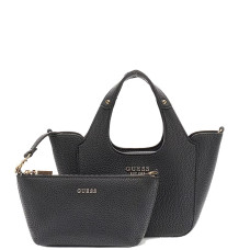 Guess Calista Mini Sac A Main Avec Pochette Black