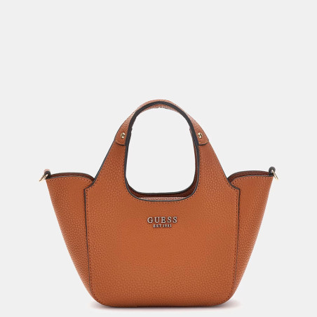 Guess Calista Mini Handbag With Pouch Caramel