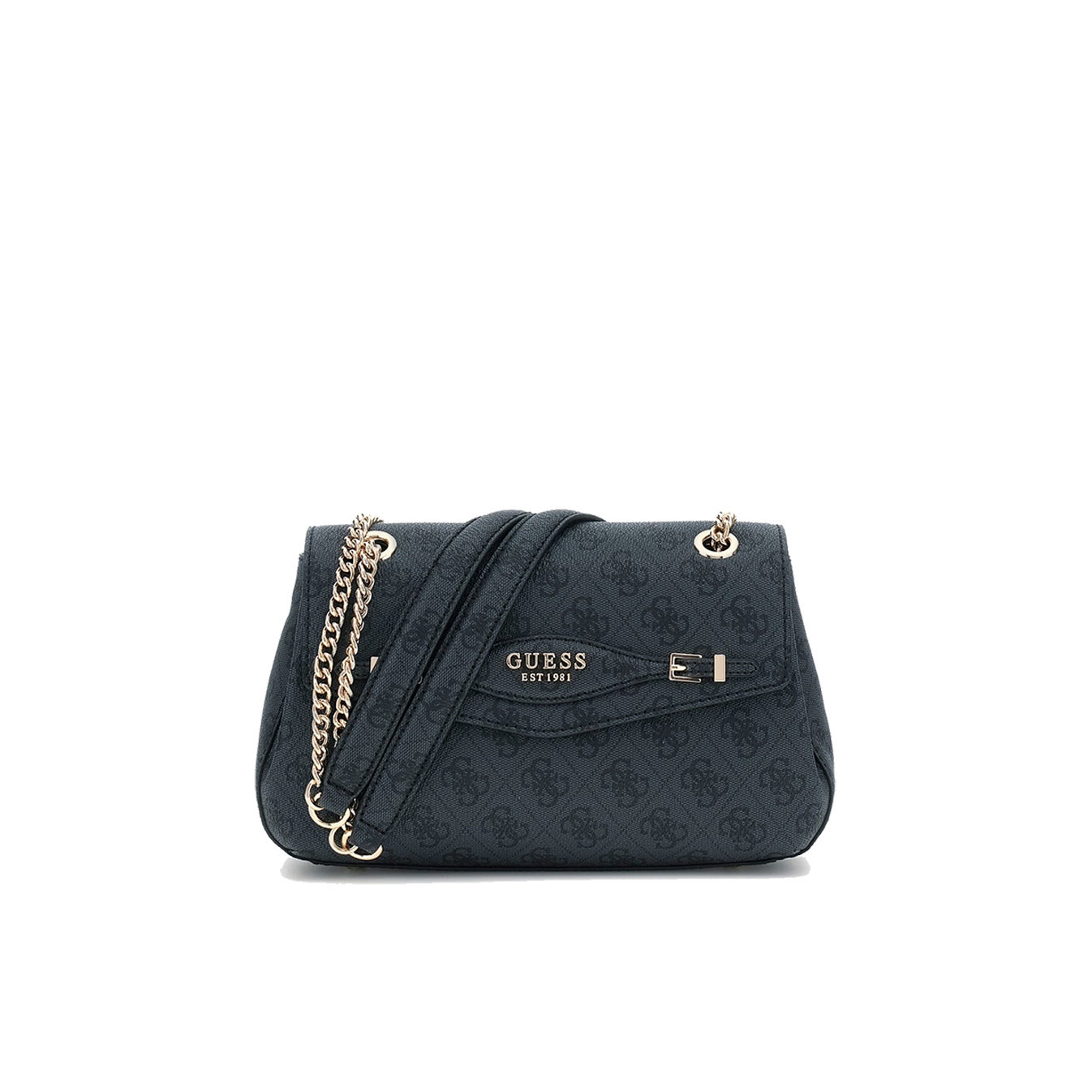 Guess Katya Shoulder Bag Coal Logo