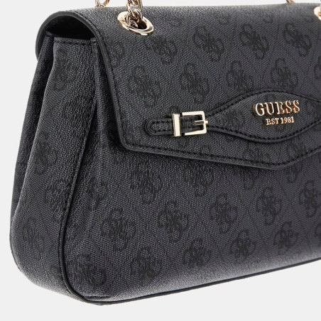 Guess Katya Shoulder Bag Coal Logo