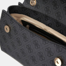 Guess Katya Sac A Bandoulière Coal Logo OUVERT