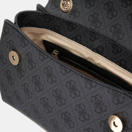 Guess Katya Shoulder Bag Coal Logo