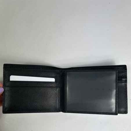 Serge Blanco Baltimore 3-Compartment Wallet BAL21044 Black