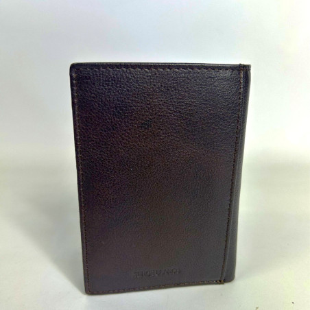 Serge Blanco Baltimore Long Wallet 2 Flaps BAL21052 Brown