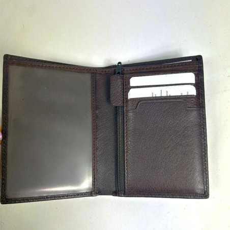 Serge Blanco Baltimore Long Wallet 2 Flaps BAL21052 Brown