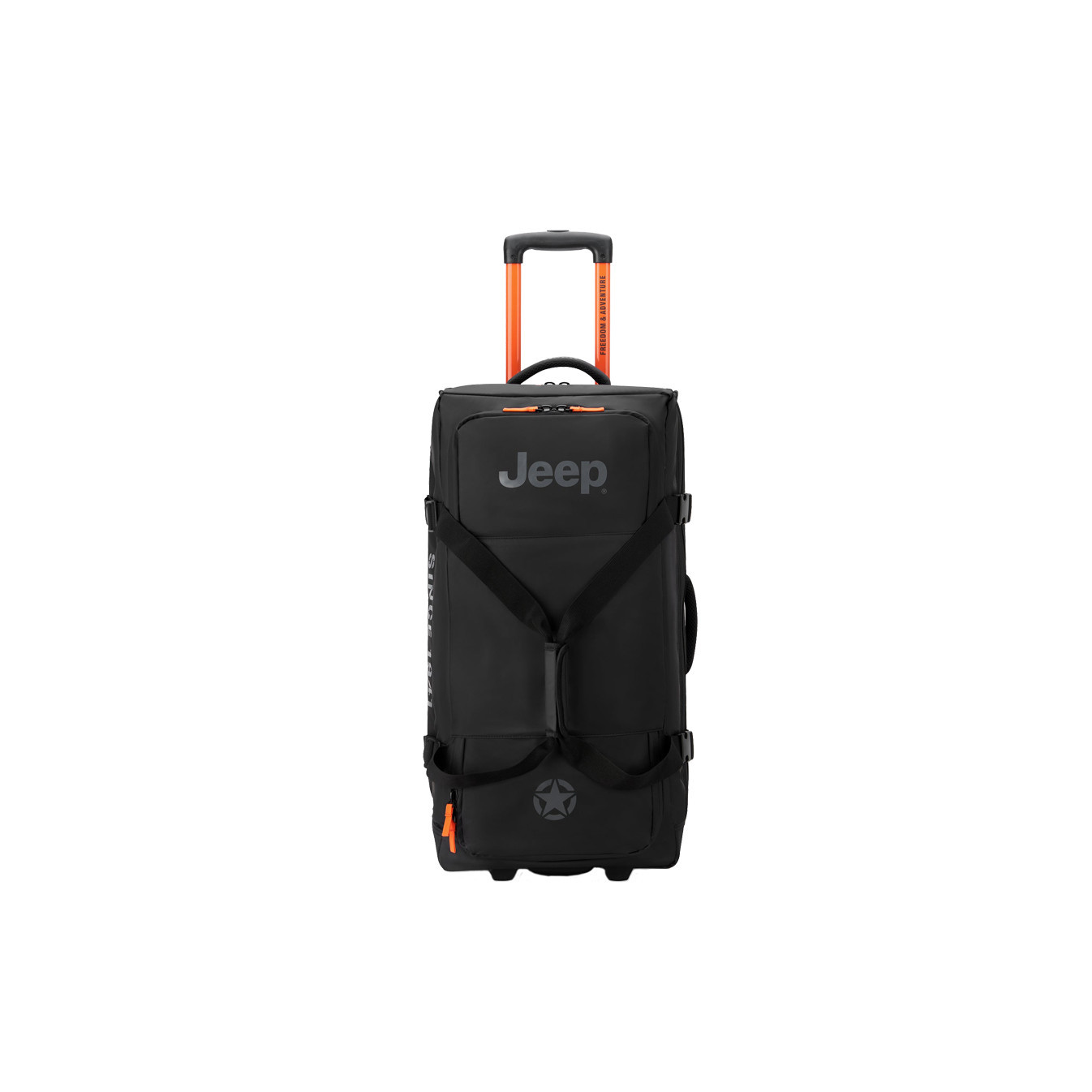 Delsey Jeep Travel Trolley 2 Wheels 73 Cm Black