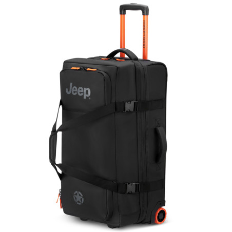 Delsey Jeep Travel Trolley 2 Wheels 73 Cm Black