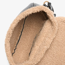 Les Petites Bombes Madeleine Crossbody Faux Fur Bag Black