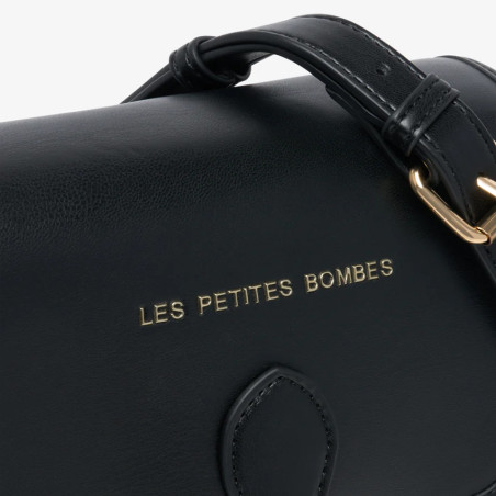 Les Petites Bombes Margery Crossbody Faux Cuir Noir Léopard