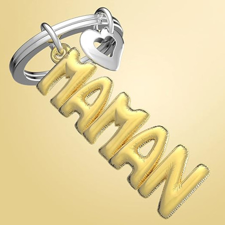 Metalmorphose Porte-clés Maman  sur fond
