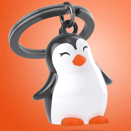 Metalmorphose Penguin Keychain