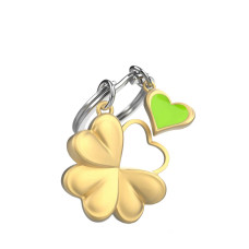 Metalmorphose Keychain Four-Leaf Clover