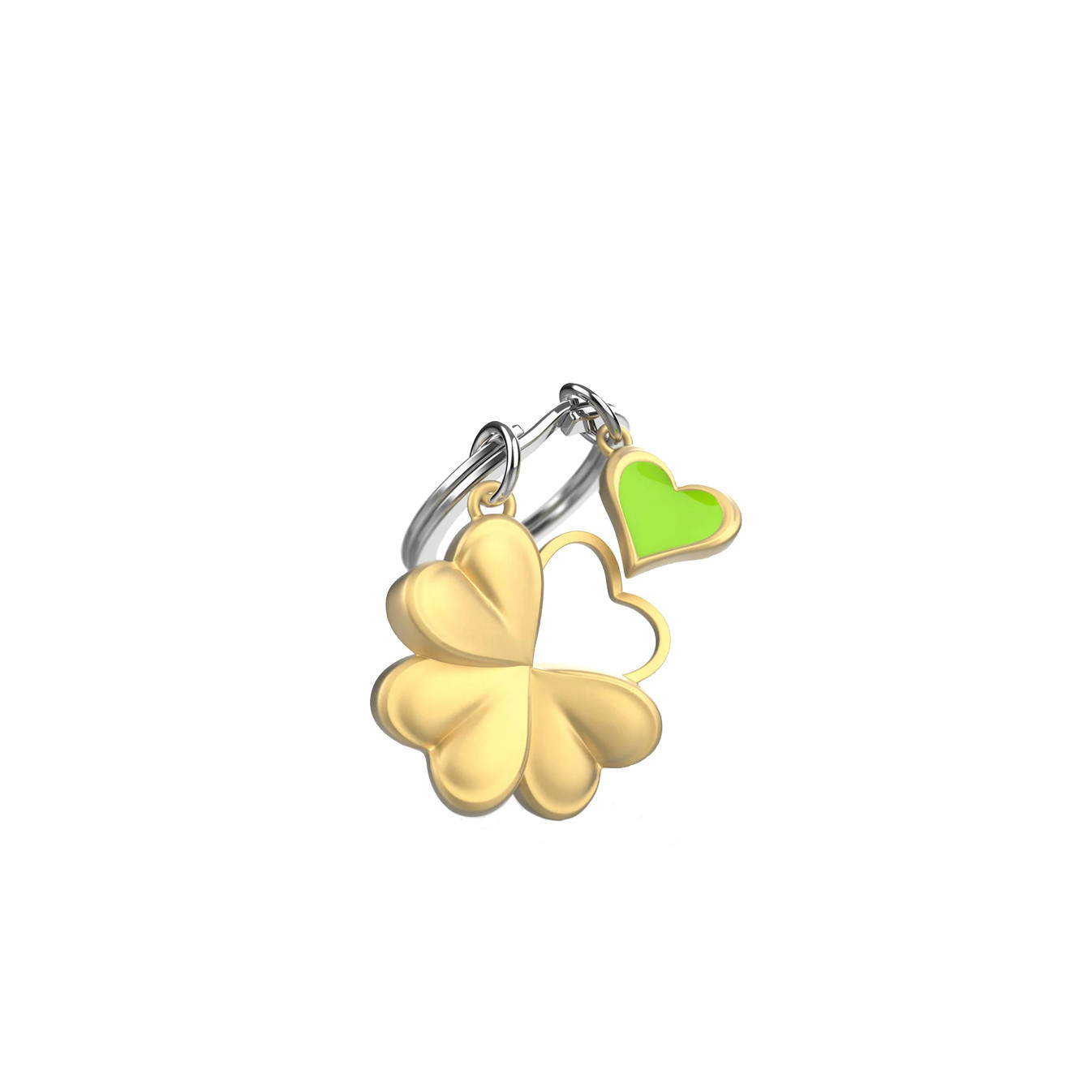 Metalmorphose Keychain Four-Leaf Clover