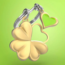 Metalmorphose Keychain Four-Leaf Clover