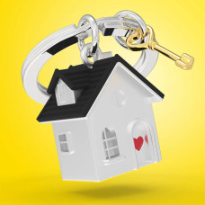 Metalmorphose Keychain Happy Home
