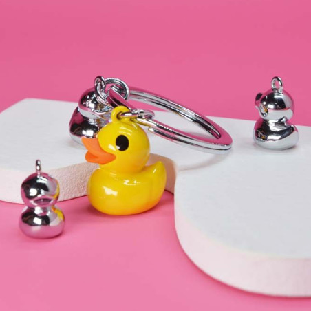 Metalmorphose Keychain Duck and His 3 Little Ones