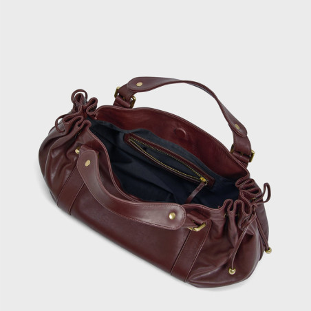 Gérard Darel The 24 Hours Handbag Bordeaux