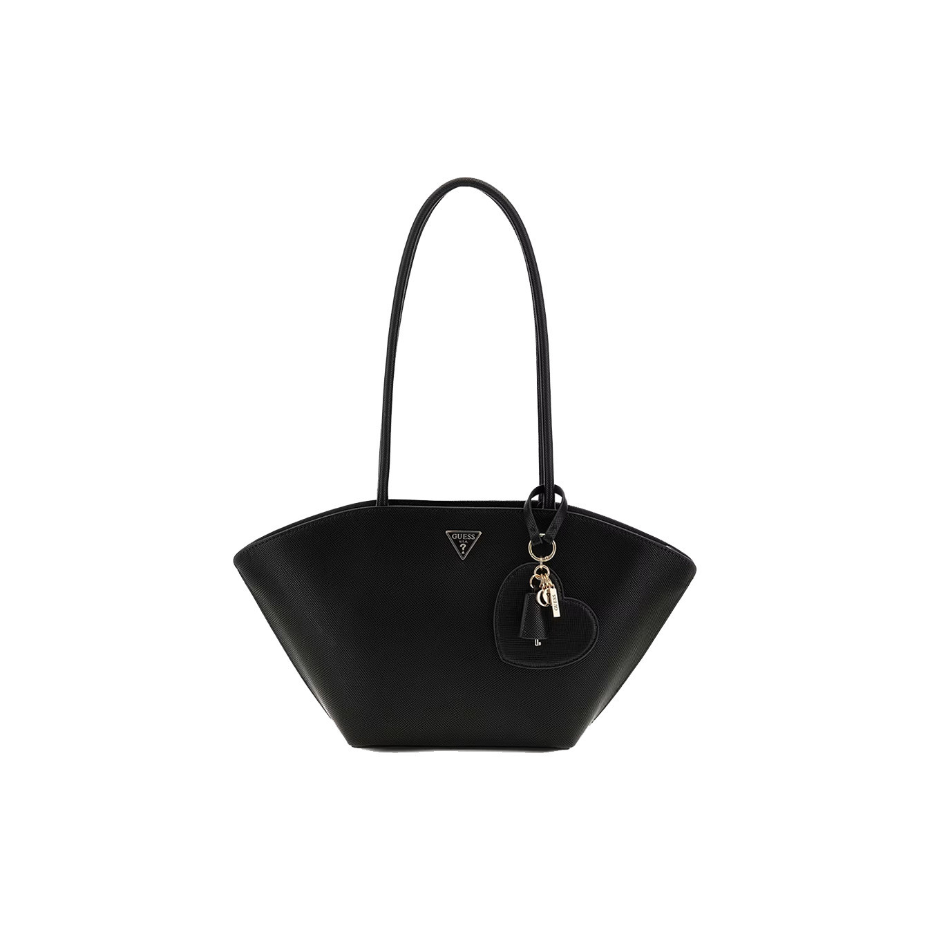 Guess Bolena Shoulder Bag Saffiano Black