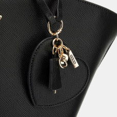 Guess Bolena Shoulder Bag Saffiano Black