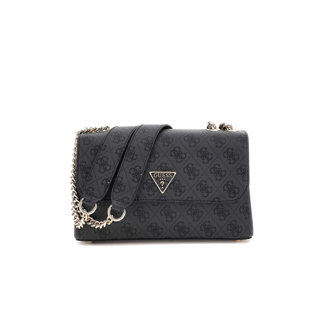 Guess Eco Erica Trolley Bag Logo 4g Coal Logo