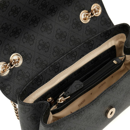 Guess Eco Erica Trolley Bag Logo 4g Coal Logo