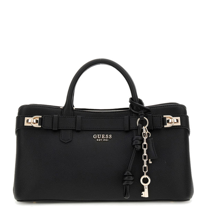 Guess Gregoria Sac A Main Baguette Grainé Black