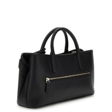 Guess Gregoria Handbag Baguette Grained Black