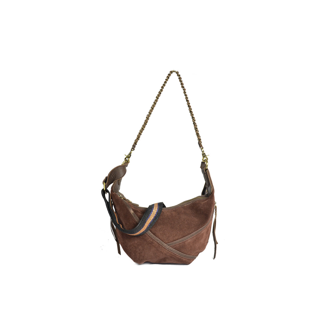 Mila Louise Rubina NG Shoulder Bag Demi Lune Brown