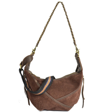 Mila Louise Rubina NG Shoulder Bag Demi Lune Brown
