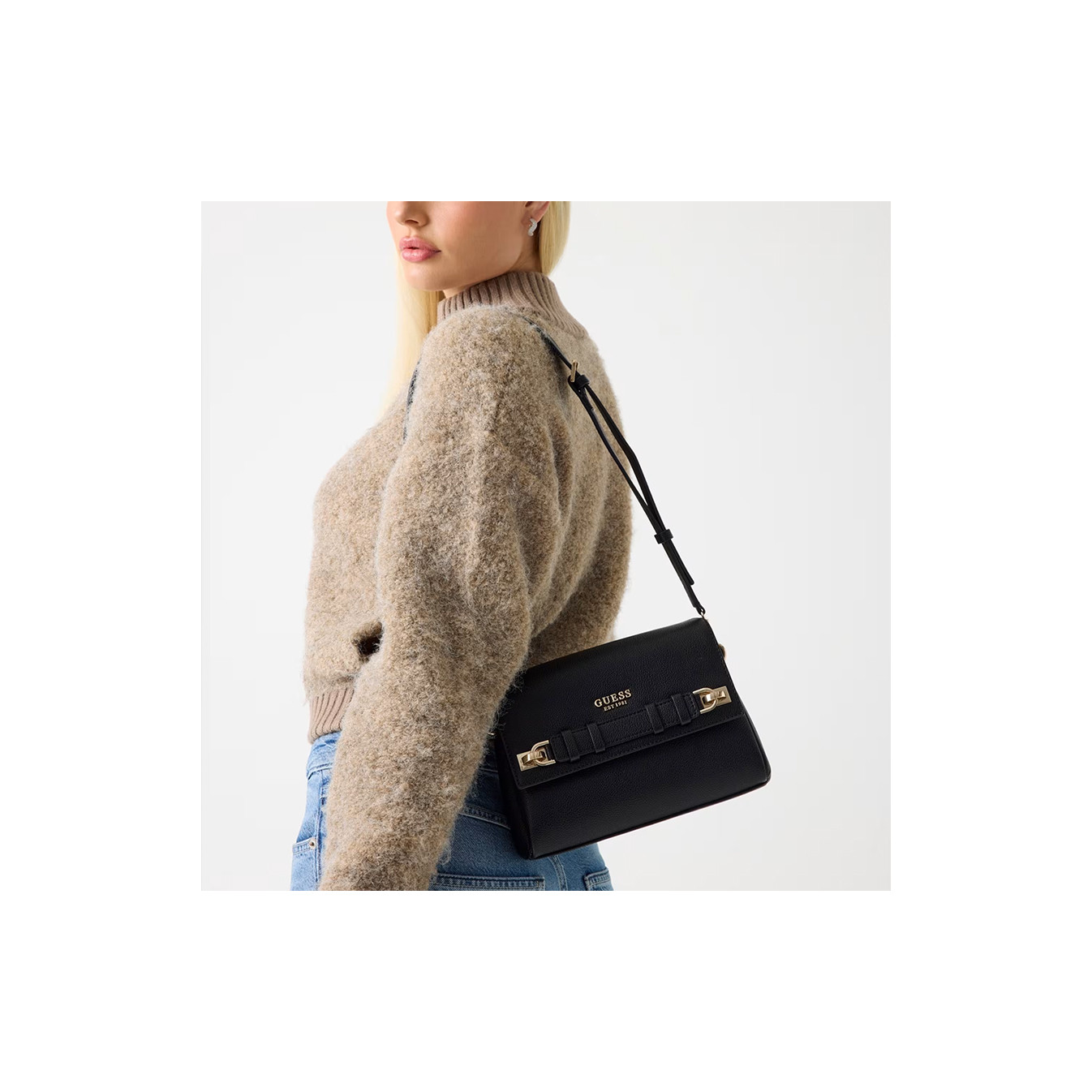 Guess Gregoria Small Crossbody Bag Black
